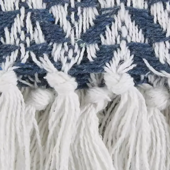 Best Kirklands Home French and White Arrowhead Throw Blue