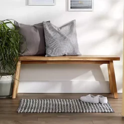 Kirklands Home French Recycled Cotton Accent Rug, 2x3 Blue