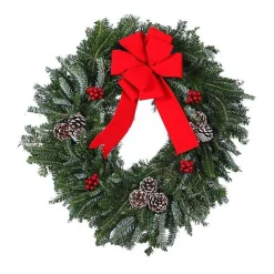 Discount Kirklands Home Fresh Cut Fraser Fir Blue Ridge Mountain Wreath
