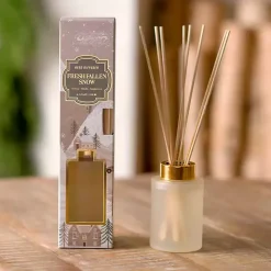 Hot Kirklands Home Fresh Fallen Snow Diffuser Set White