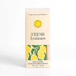 Online Kirklands Home Fresh Lemons Diffuser Set Clear