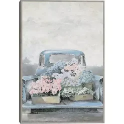 Sale Kirklands Home Fresh Picked in a Pickup Framed Canvas Art Print