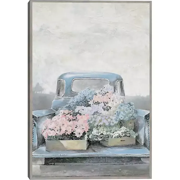 Sale Kirklands Home Fresh Picked in a Pickup Framed Canvas Art Print