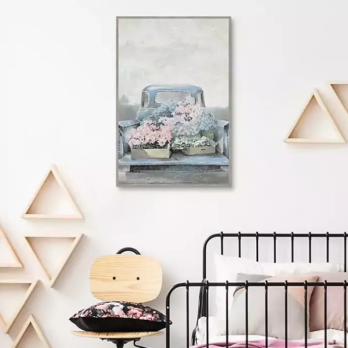 Sale Kirklands Home Fresh Picked in a Pickup Framed Canvas Art Print