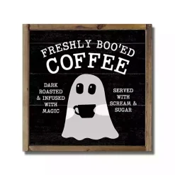 Online Kirklands Home Freshly Boo'ed Coffee Framed Halloween Wall Plaque