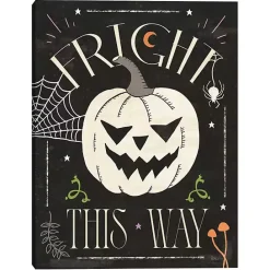 Hot Kirklands Home Fright This Way Canvas Art Print