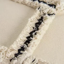 Best Kirklands Home Fringe Stitched Lattice Throw Pillow