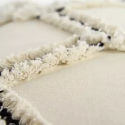 Best Kirklands Home Fringe Stitched Lattice Throw Pillow