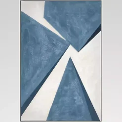 New Kirklands Home From Below II Framed Canvas Art Print Blue