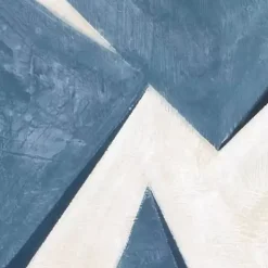 New Kirklands Home From Below II Framed Canvas Art Print Blue