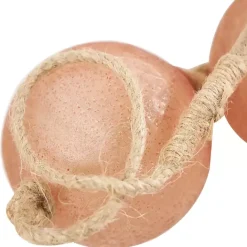 Online Kirklands Home Frosted Amber Glass Bead Garland Pink