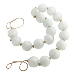 Sale Kirklands Home Frosted Light Teal Glass Bead Garland Blue