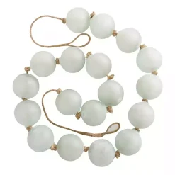 Sale Kirklands Home Frosted Light Teal Glass Bead Garland Blue