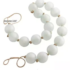 Sale Kirklands Home Frosted Light Teal Glass Bead Garland Blue