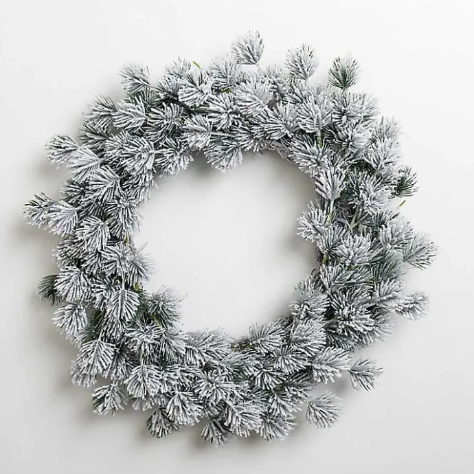 Outlet Kirklands Home Frosted Pinecone Cluster Christmas Wreath