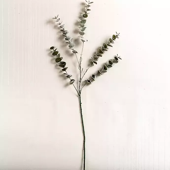 Best Kirklands Home Frosted Spiral Eucalyptus Stem Green