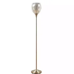 Online Kirklands Home Frosted Starlight Golden Floor Lamp White