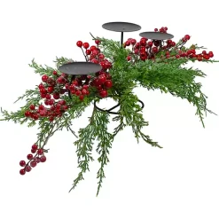 Outlet Kirklands Home Frosted Winter Berry Christmas Centerpiece