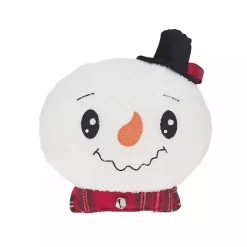 Clearance Kirklands Home Frosty Snowman Double Sided Pillow White