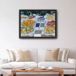 Hot Kirklands Home Fruit Displayed on Stand Canvas Print, 42x32 in.