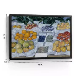 Hot Kirklands Home Fruit Displayed on Stand Canvas Print, 42x32 in.