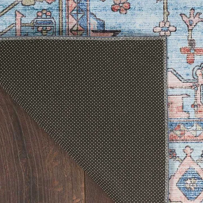 Best Kirklands Home Fulton Medallion Area Rug, 5x7 Blue