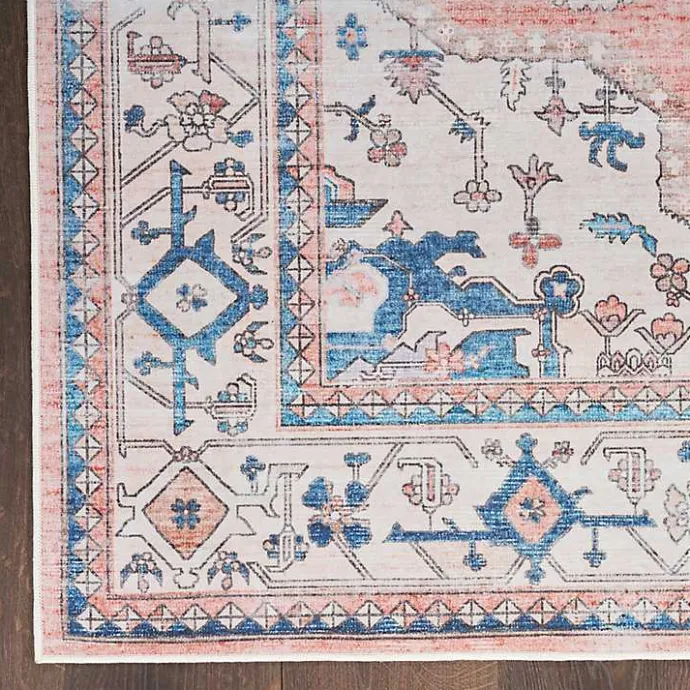 Hot Kirklands Home Fulton Coral Medallion Area Rug, 7x9 Pink