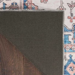 Kirklands Home Fulton Coral Medallion Runner, 2x7 Pink