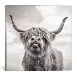 New Kirklands Home Funny Girl Giclee Canvas Art Print, 18x18