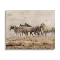 Outlet Kirklands Home Galloping Horse Herd Canvas Art Print, 40x30 in.