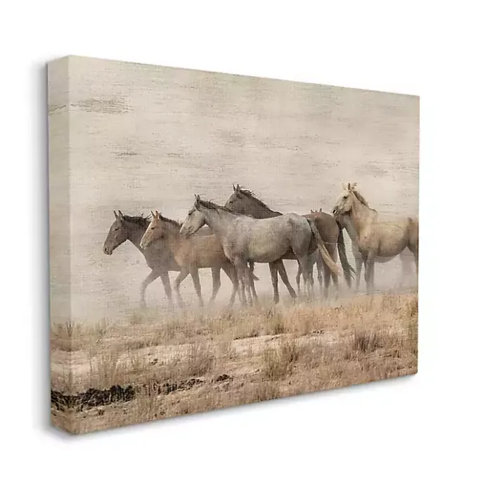 Outlet Kirklands Home Galloping Horse Herd Canvas Art Print, 48x36 in.