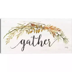 Sale Kirklands Home Gather Garland Fall Canvas Art Print