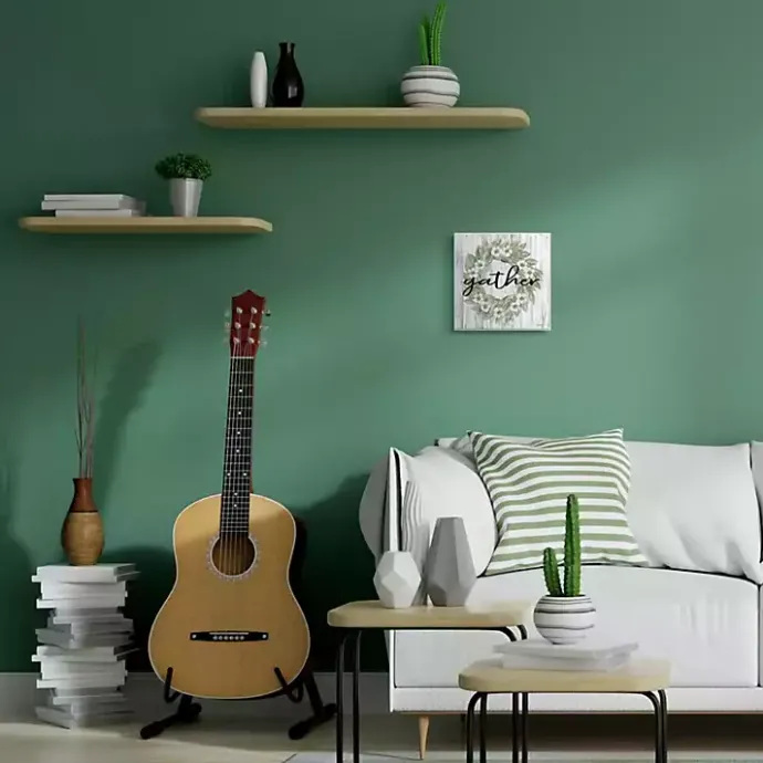 Best Kirklands Home Gather In Floral Wood Plank Wall Plaque