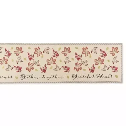 Outlet Kirklands Home Gather Together Fall Leaves Table Runner, 108 in.