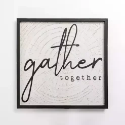 Kirklands Home Gather Together Framed Wall Plaque