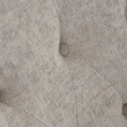 Kirklands Home Gayla Taupe Button Tufted Swivel Accent Chair Gray