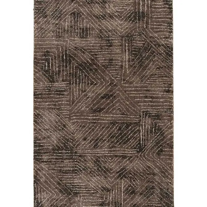 Sale Kirklands Home Geometric Kourt Area Rug, 5x7 Brown