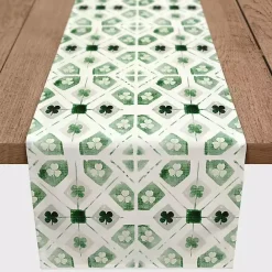 New Kirklands Home Geometric Shamrock Table Runner, 72 in.