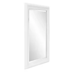 Sale Kirklands Home George Ridged Rectangular Wall Mirror White
