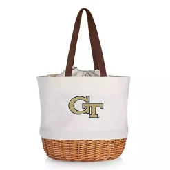Online Kirklands Home Georgia Tech Canvas Tote Bag Yellow