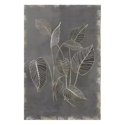 Clearance Kirklands Home Gilded Botanical III Canvas Art Print