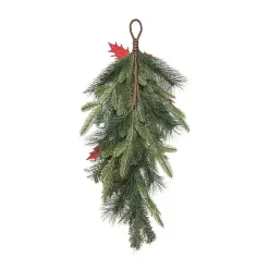 Best Kirklands Home Gilded Poinsettia Christmas Swag