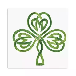 Outlet Kirklands Home Gilded Shamrock Canvas Art Print