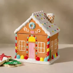 Discount Kirklands Home Gingerbread House Ceramic Cookie Jar