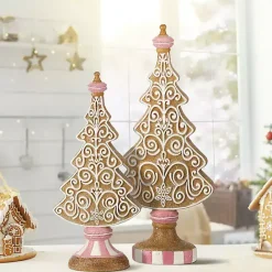 Online Kirklands Home Gingerbread Tree Table Decorations, Set of 2