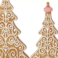 Online Kirklands Home Gingerbread Tree Table Decorations, Set of 2