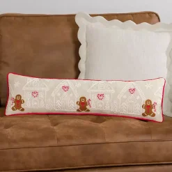 Best Kirklands Home Gingerbread Village Lumbar Pillow