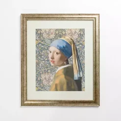 Discount Kirklands Home Girl With a Pearl Earring Framed Art Print