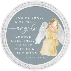 New Kirklands Home Give His Angels Round Wall Plaque