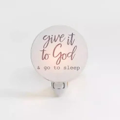 Online Kirklands Home Give it to God Night Light